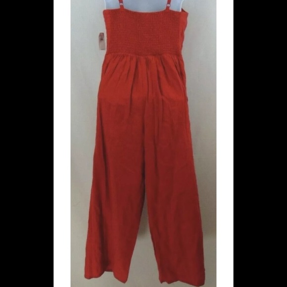 BNWT Old Navy Tomato Juice Cropped Jumpsuit XXL - Picture 6 of 7